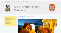 Desktop Screenshot of ahsc-ffm.de