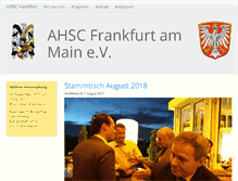 Tablet Screenshot of ahsc-ffm.de
